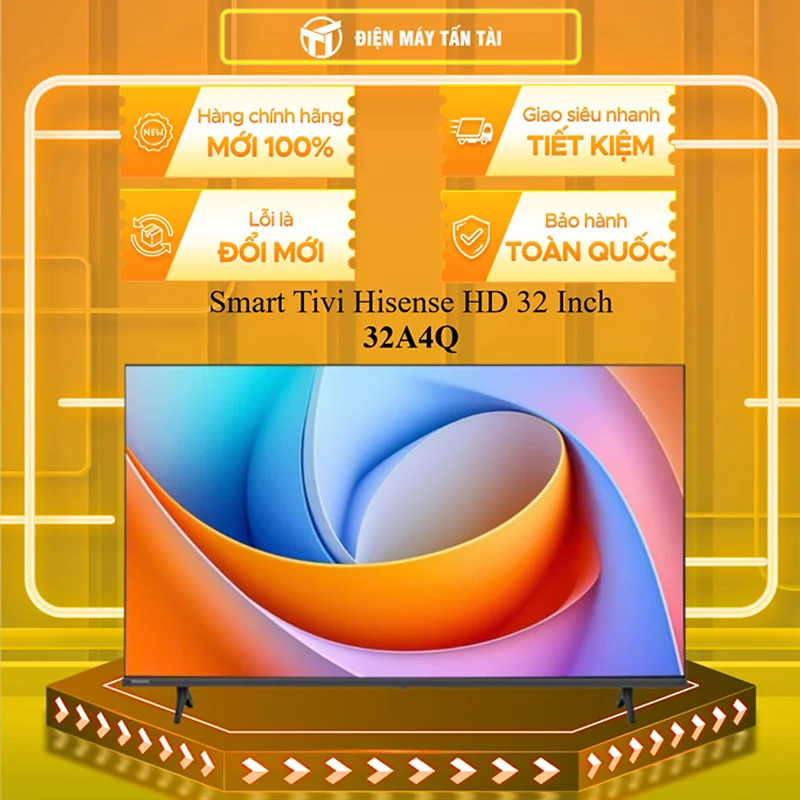 Smart Tivi Hisense HD 32 Inch 32A4Q - HÀNG CHÍNH HÃNG - CHỈ GIAO HCM