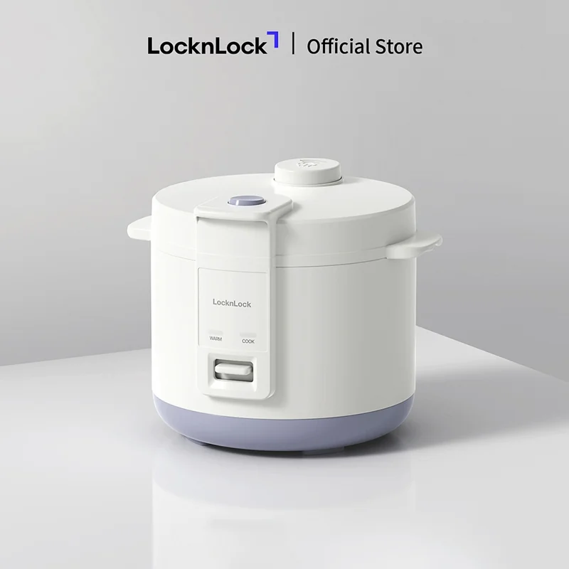 Nồi cơm điện LocknLock EJR442IVY One-switch Rice Cooker 1.5L Kèm Khay Hấp Đa Năng - Màu Ngà - Hàng Chính Hãng - JoyMall