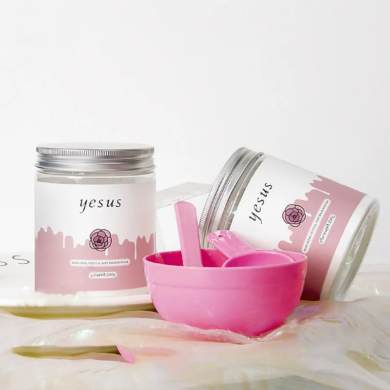 Bột mặt nạ hoa hồng trắng da giảm nám Yesus Rose Mask Powder Thái Lan 200g