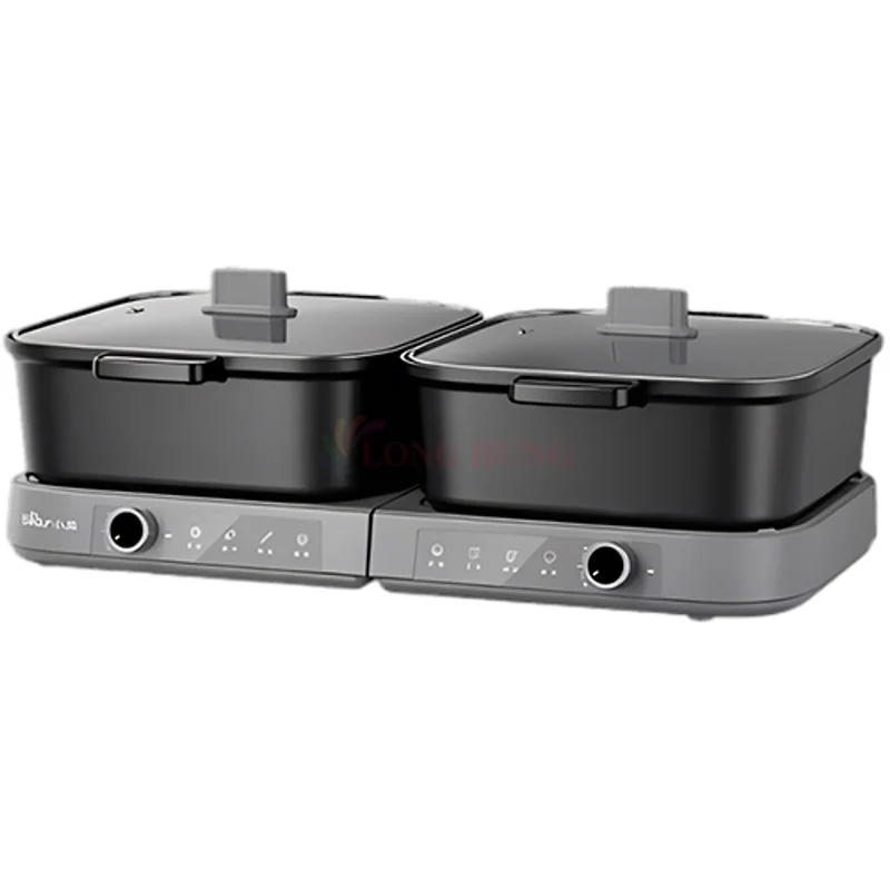 Nồi Lẩu Điện 2 Ngăn 8L BEAR DHG-E80H5 (HP-5H80M47) - Hàng Chính Hãng