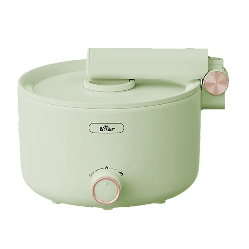 Nồi điện đa năng Bear 1.6L DRG-C16Z1 (MC-4H16G)  800W Màu Xanh Lá - Hàng Chính Hãng