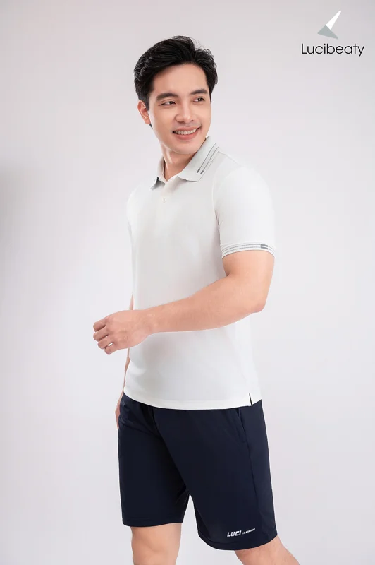 Áo polo nam cao cấp vải Coolmax nhẹ, co giãn tốt, thoáng mát POLO-024