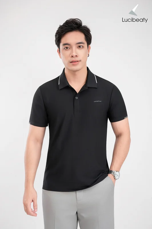 Áo polo nam cao cấp vải Coolmax nhẹ, co giãn tốt, thoáng mát POLO-026