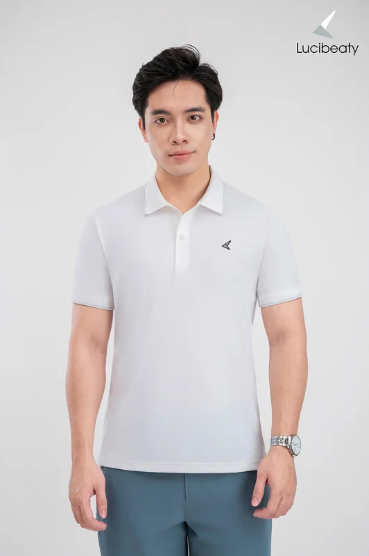 Áo polo nam cao cấp vải Coolmax nhẹ, co giãn tốt, thoáng mát POLO-027