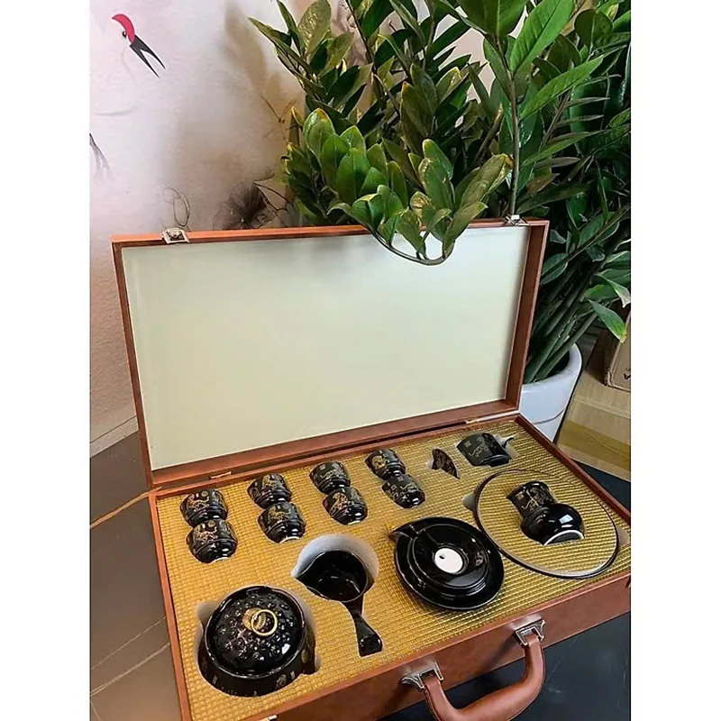 Bộ ấm pha trà cao cấp bằng gốm sứ cao cấp