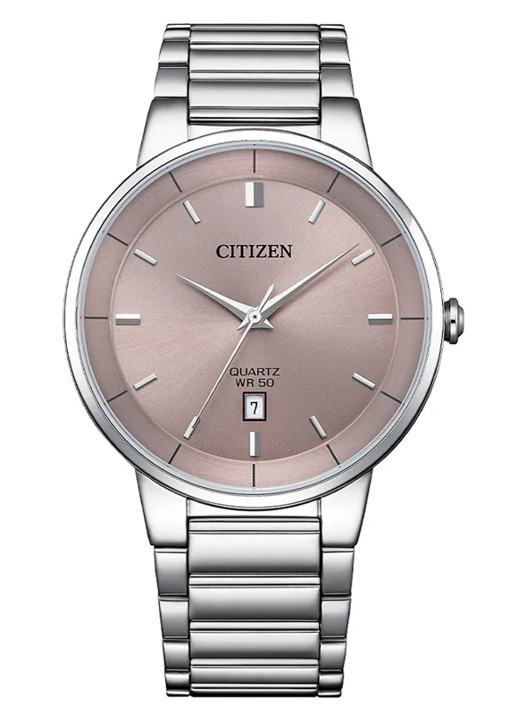 Đồng Hồ Nam Citizen Dây Thép Không Gỉ BI5120-51Z - Mặt Hồng (40mm)