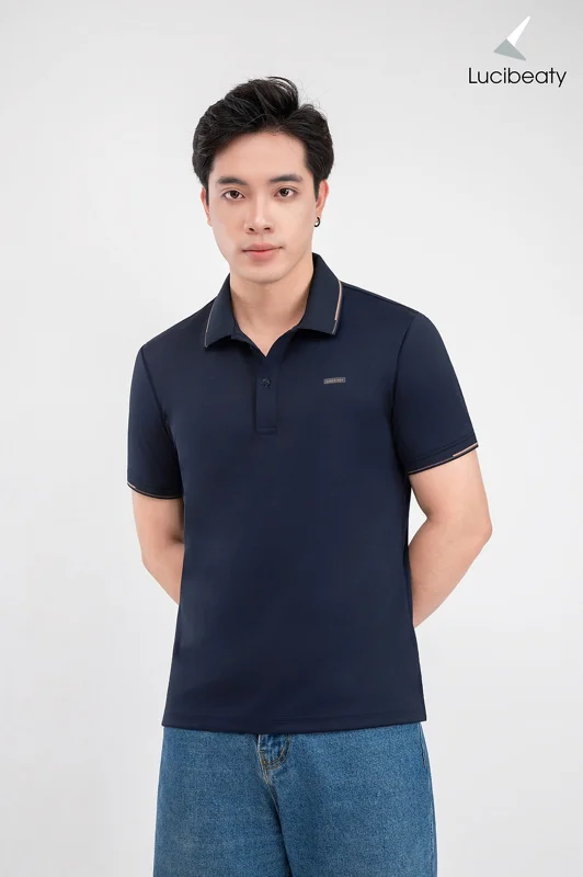 Áo polo nam cao cấp vải Coolmax nhẹ, co giãn tốt, thoáng mát POLO-028