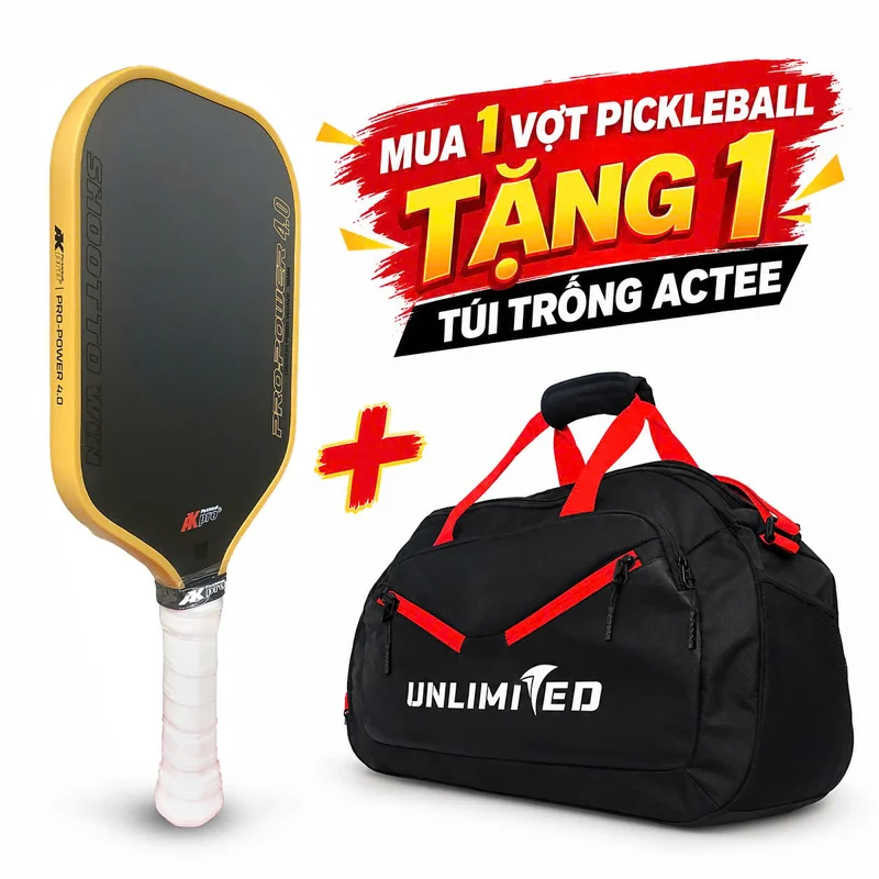VỢT PICKLEBALL PRO-POWER 4.0 GOLD CARBON T700