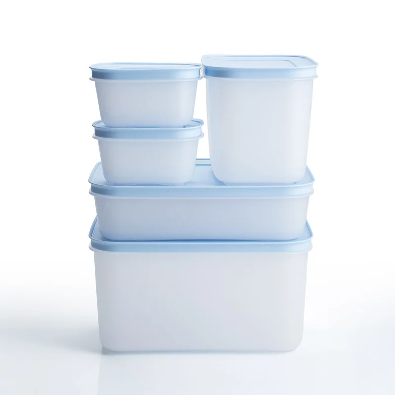 Bộ 5 Hộp Đựng Thực Phẩm Tupperware Trữ Đông Gen II 170ml 1L 1L1 2L5