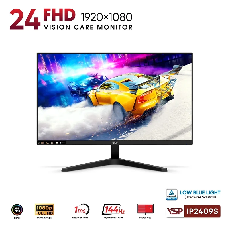 Màn Hình VSP IP2409S (23.8 inch / IPS / FHD / 144Hz / 1ms) - Hàng Chính Hãng