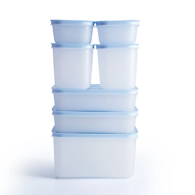 [TUP80 thẻ cào] Bộ 7 hộp Tupperware trữ đông Gen II 450ml, 1L, 1.1L, 2.5L
