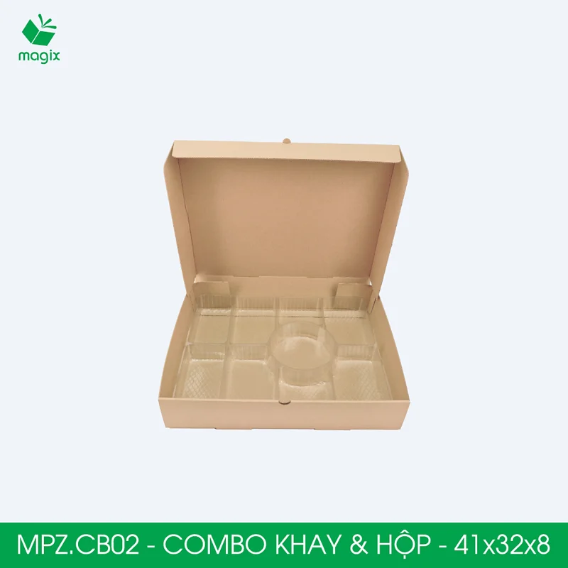 MPZ.CB02 - Combo 60 hộp mẹt gà đựng set đồ ăn, gà, vịt, khay nhựa chia ngăn dày dặn, đảm bảo vệ sinh