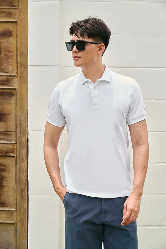 Áo Polo Nam Premium Ninomaxx Form Travel Fit DENSECOTTON Siêu Thấm Hút Giữ Form Tốt 2505004