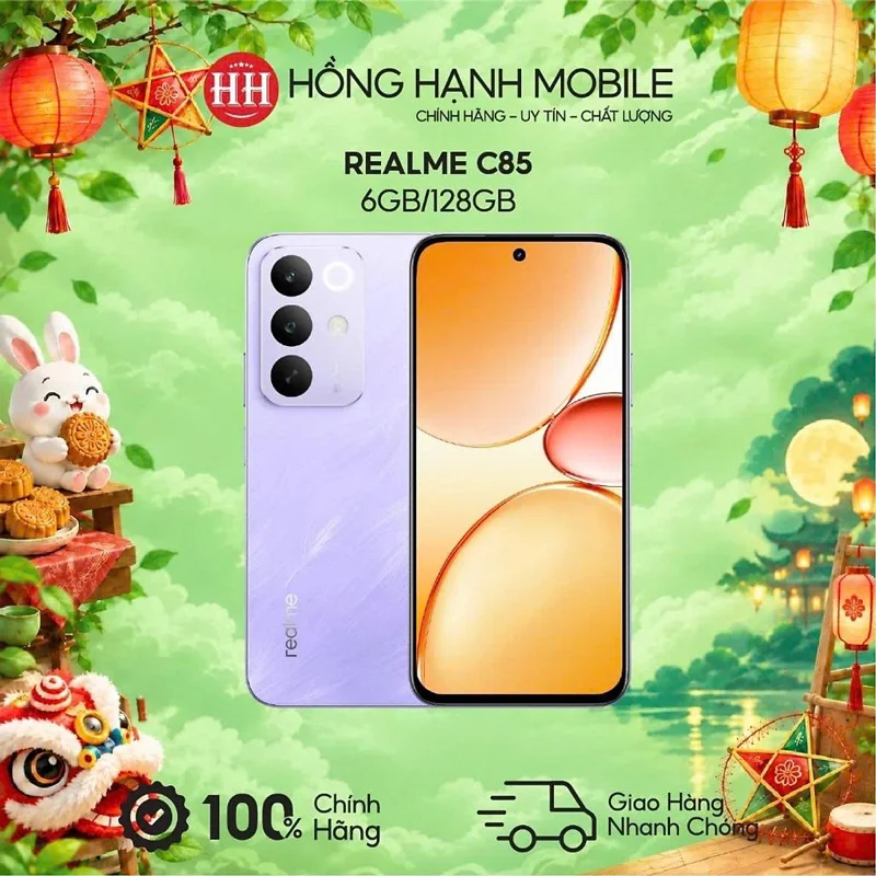 Điện Thoại Realme C85 6GB/128GB - Hàng Chính Hãng