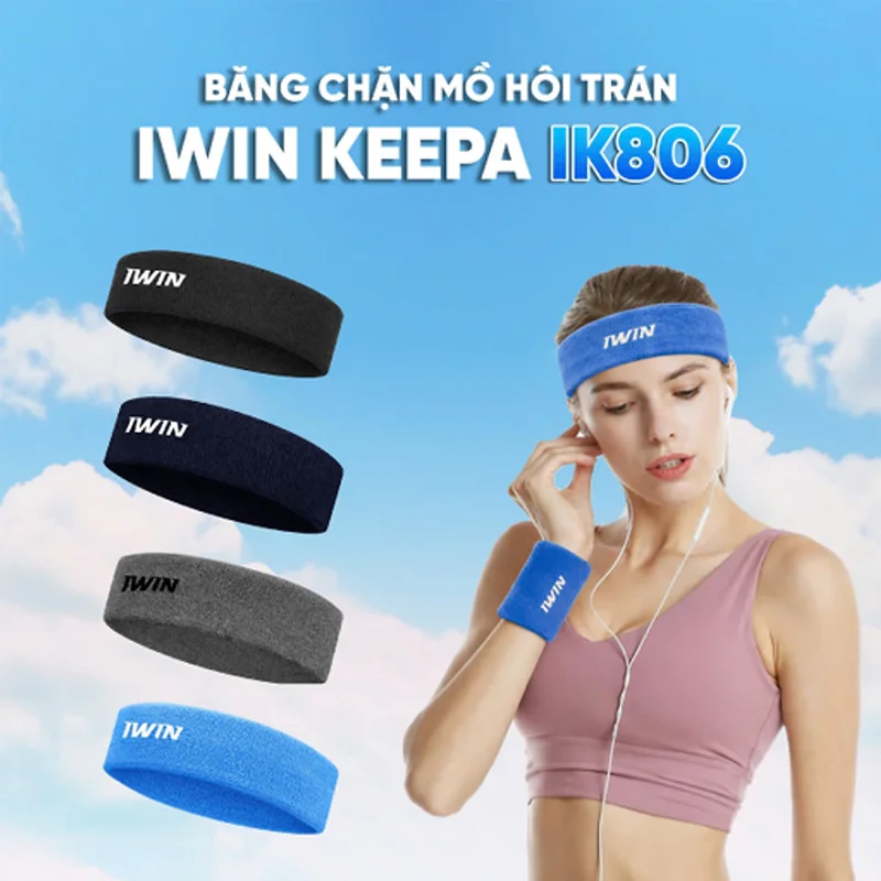 Băng chặn mồ hôi TRÁN IWIN Ik806 ( 1 cái )