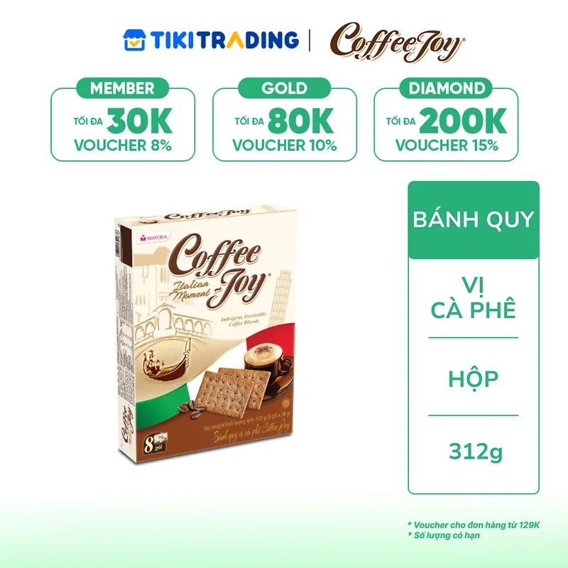 Bánh Quy Vị Cà Phê Mayora Coffee Joy 312G