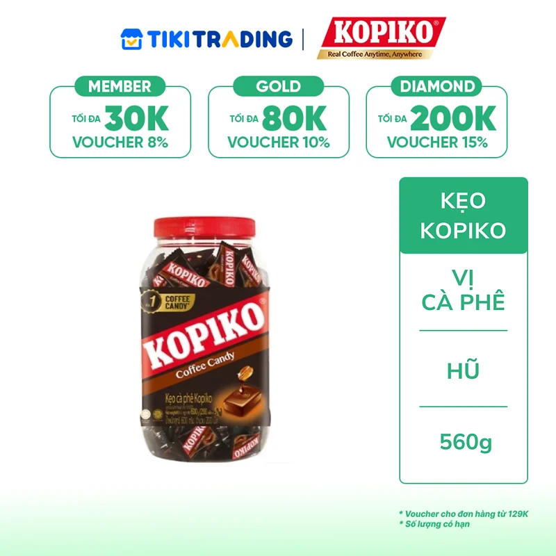 Kẹo Mayora Cà Phê Kopiko 560G