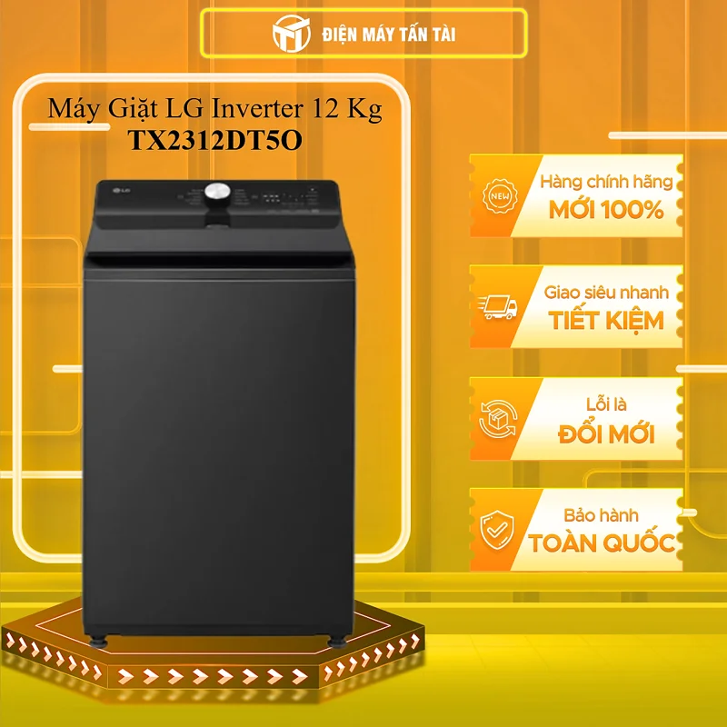 TX2312DT5O - Máy Giặt LG Inverter 12 Kg TX2312DT5O - HÀNG CHÍNH HÃNG - GIAO HCM