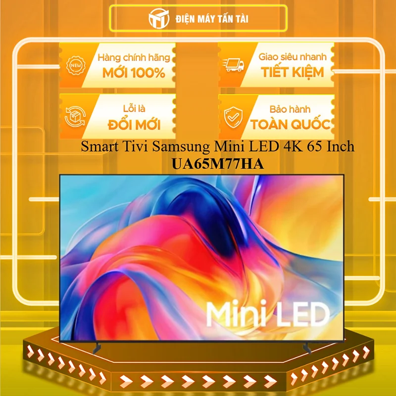 UA65M77HA - Smart Tivi Samsung Mini LED 4K 65 Inch UA65M77HA - HÀNG CHÍNH HÃNG - GIAO HCM