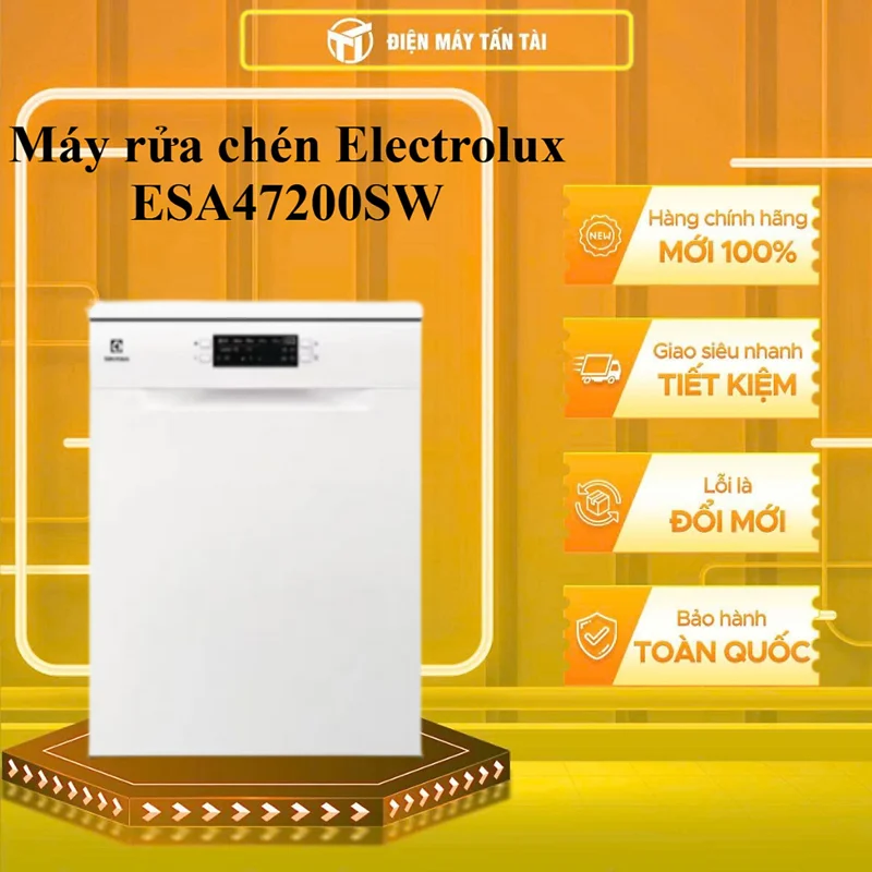 ESA47200SW - Máy rửa chén độc lập Electrolux 13 Bộ ESA47200SW - HÀNG CHÍNH HÃNG - GIAO HCM