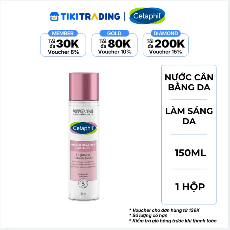 Nước Cân Bằng Làm Sáng Da Cetaphil Bright Healthy Radiance 150ML