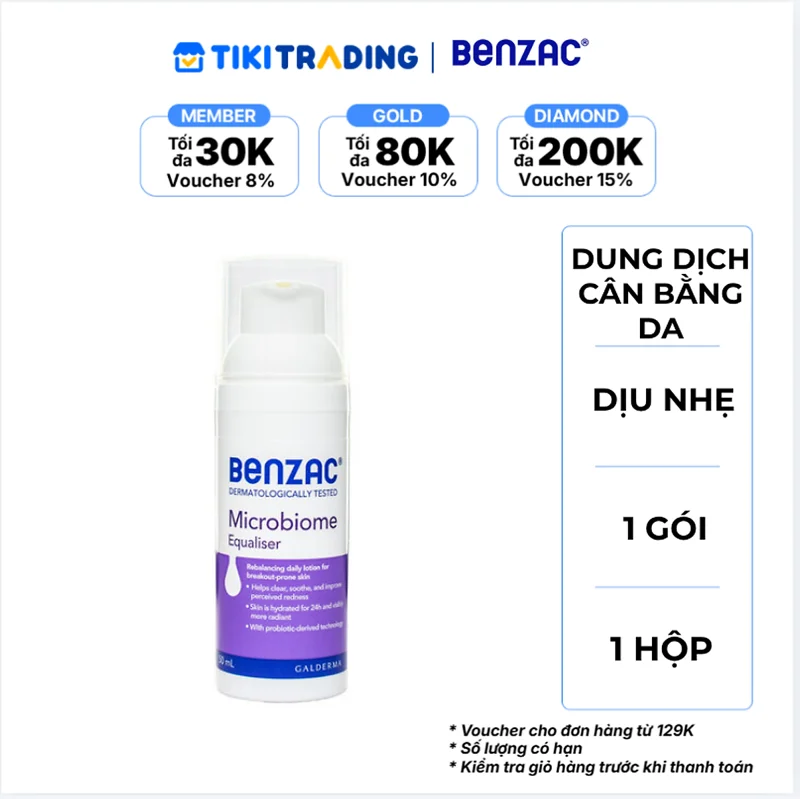 Sữa Dưỡng Ẩm Giúp Cân Bằng Hệ Vi Sinh Benzac Microbiome Equaliser 50ml