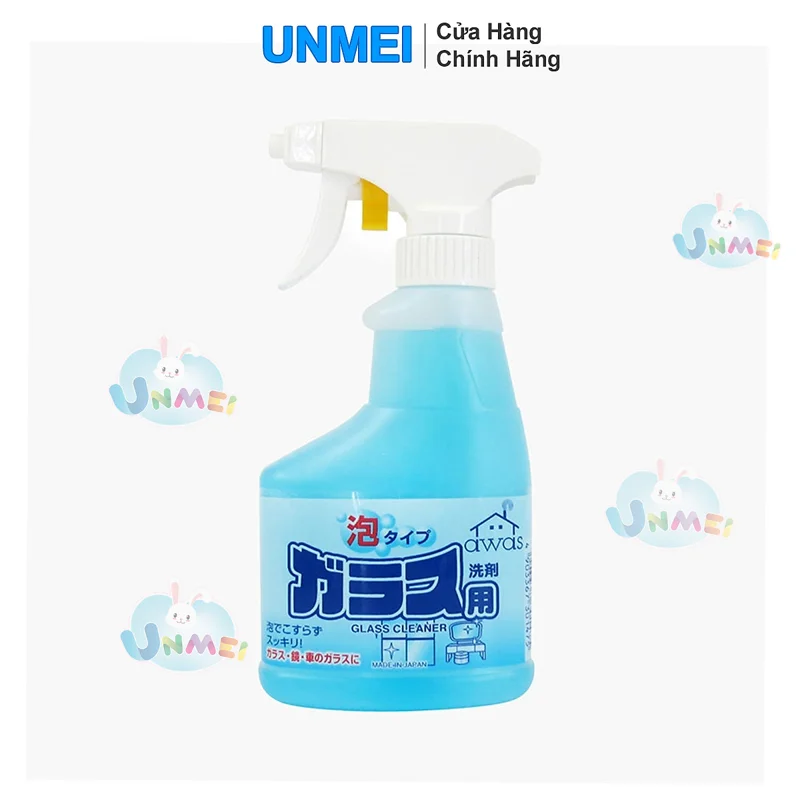 Chai xịt vệ sinh kính 300ml Rocket - Hàng Nhật