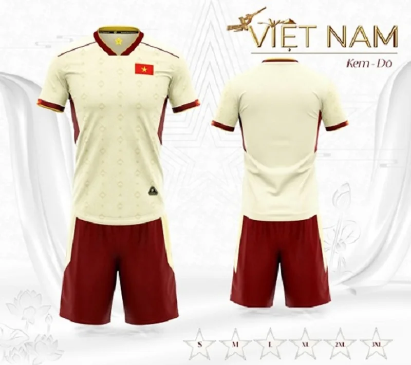 Bộ Quần Áo Bóng Đá Trẻ Em -  Việt Nam ( Vải Mè)