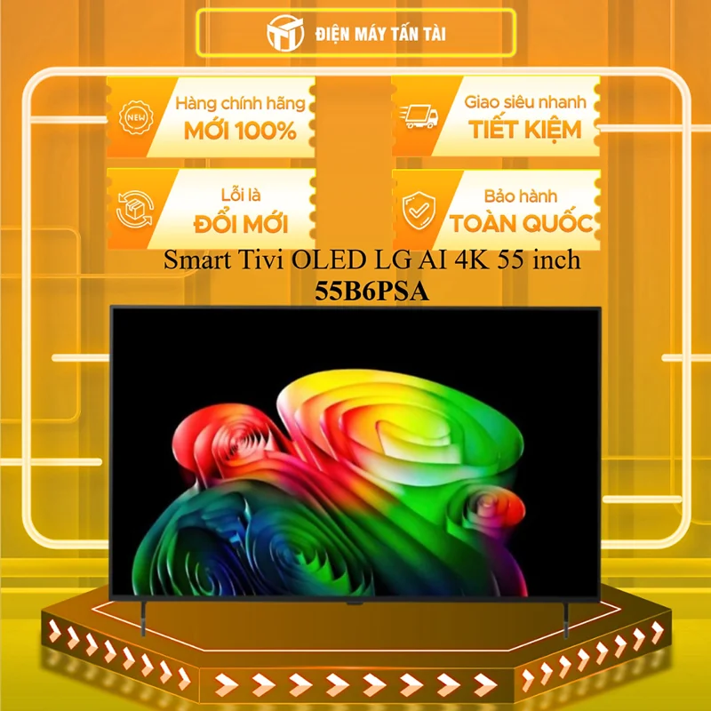 55B6PSA - Smart Tivi OLED LG AI 4K 55 inch OLED 55B6PSA - RA MẮT 2026 - HÀNG CHÍNH HÃNG - GIAO HCM