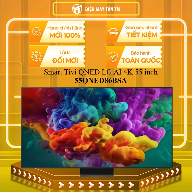 55QNED86BSA - Smart Tivi QNED LG AI 4K 55 inch 55QNED86BSA RA MẮT 2026 - HÀNG CHÍNH HÃNG - GIAO HCM