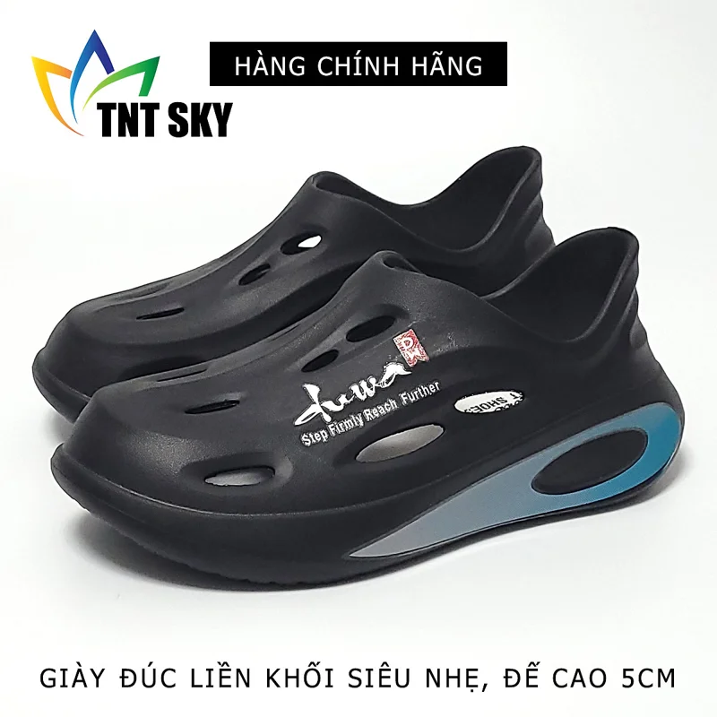 Giày Nam Đúc Liền Khối Siêu Nhẹ Đế Cao 5CM - Hàng Chính Hãng - TK567