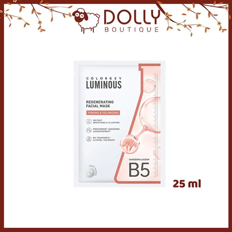 Mặt Nạ Giấy Colorkey Luminous Facial Mask