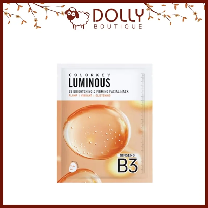 Mặt Nạ Colorkey Luminous B3 Brightening & Repairing Facial Mask 30ml