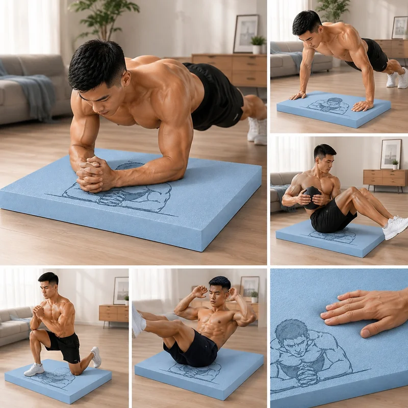 Miếng Đệm TPE Mềm Dầy 5cm Balance Pad - Thảm Quỳ Gối Tập Thể Dục Plank GYM Yoga Đa Năng
