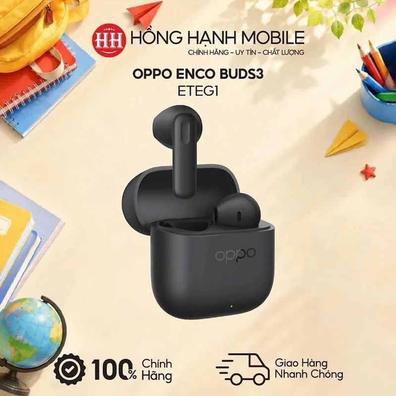 Tai Nghe Bluetooth True Wireless Oppo Enco Buds3 ETEG1 - Hàng Chính Hãng