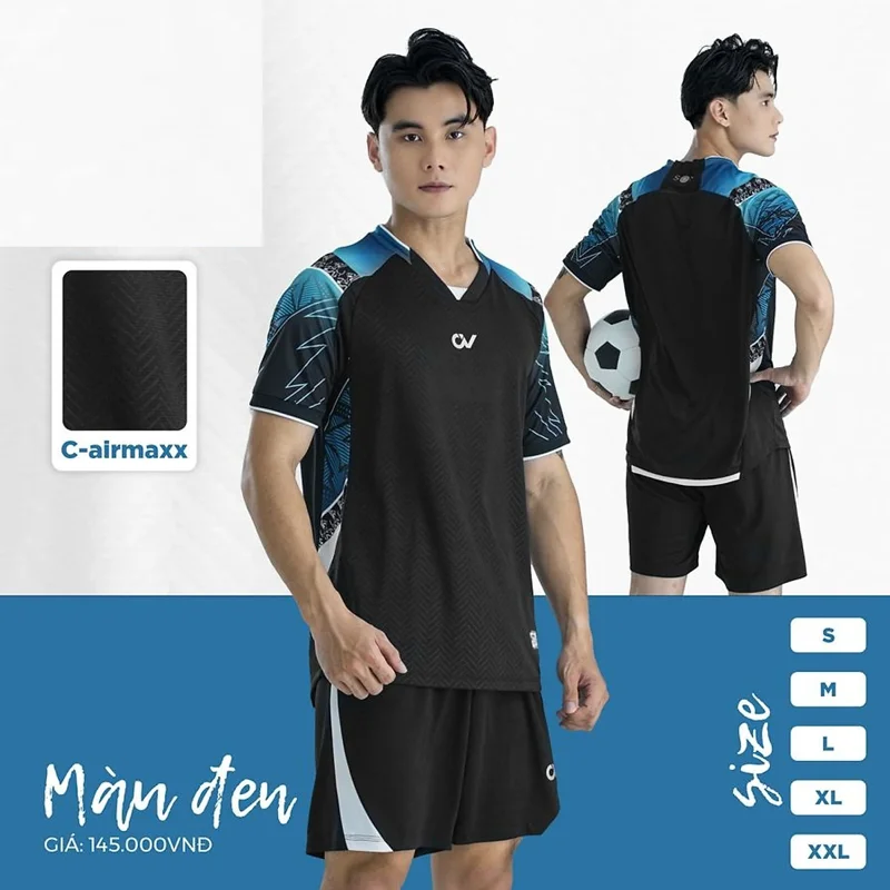Bộ Quần Áo Bóng Đá Không Logo - Quần Áo CV Son