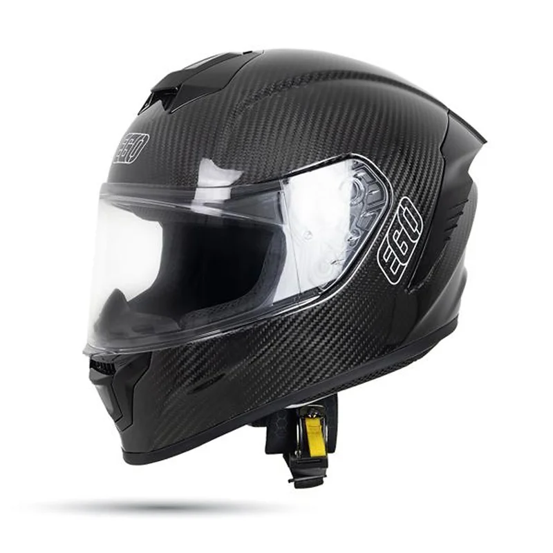 [Chính Hãng] Mũ Bảo Hiểm Fullface EGO E-1 Carbon Siêu Nhẹ Chuẩn Asian Fit Vân 3D Rubik Nebula Medusa
