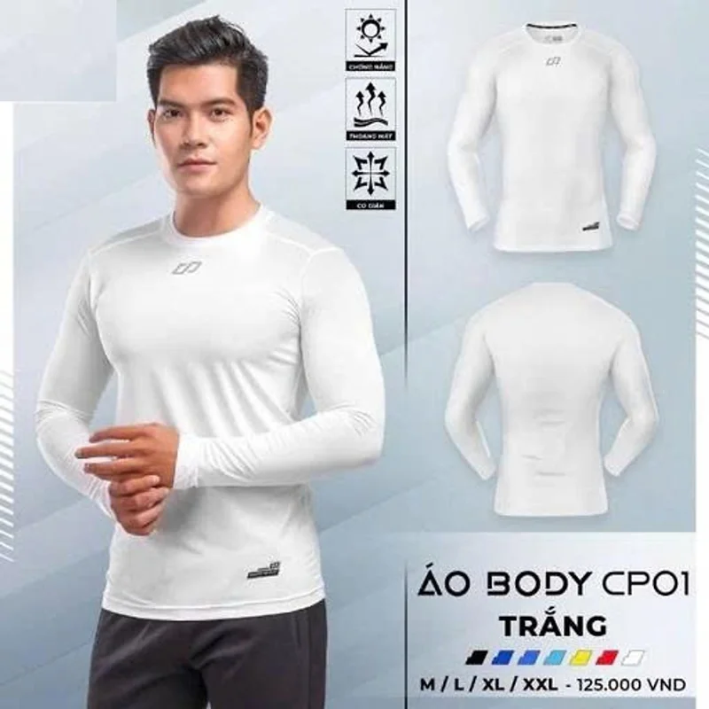 Áo Giữ Nhiệt Dài Tay Thể Thao Cao Cấp CP01