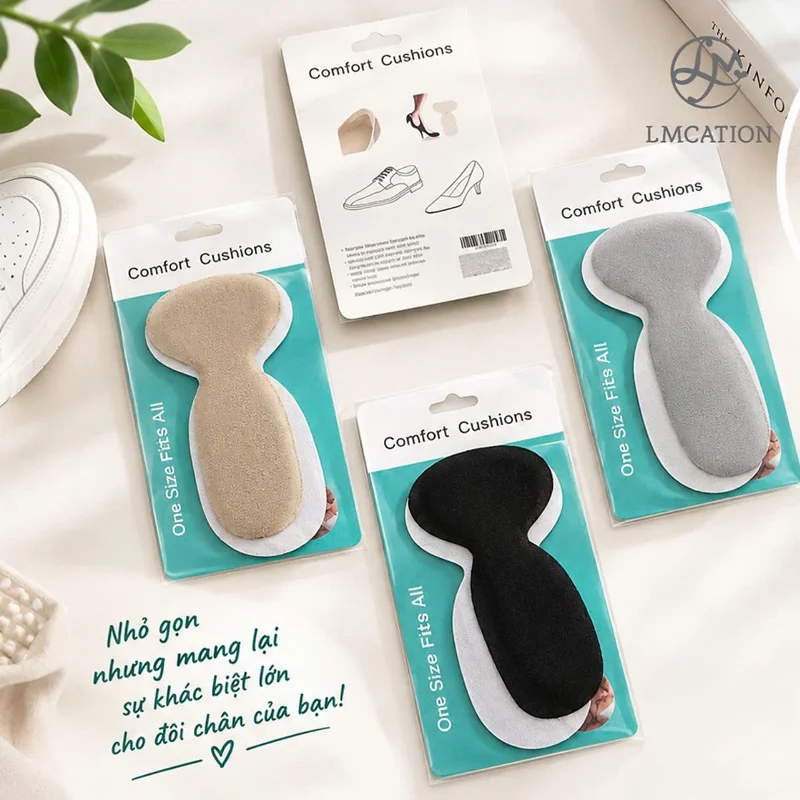 Miếng Dán Đệm Giày 2 Trong 1 Giảm Đau, Chống Trầy Xước & Giảm Size Giày