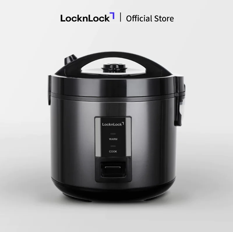 Nồi cơm điện LocknLock Daily rice cooker EJR472BLK dung tích 1.8L - Màu đen - Hàng chính hãng