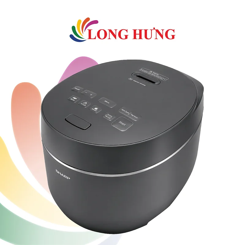 Nồi cơm điện cao tần Sharp 1.8 lít KS-XW181V-S - Hàng chính hãng