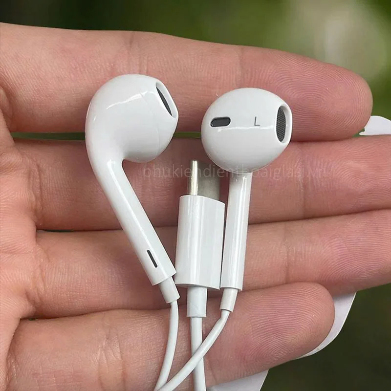 Tai Nghe Có Dây Type-C Cho iPhone 15 / 16 / 17 / 18 – Âm Thanh Rõ Nét, Đàm Thoại Tiện Lợi, Hàng Nhập Khẩu
