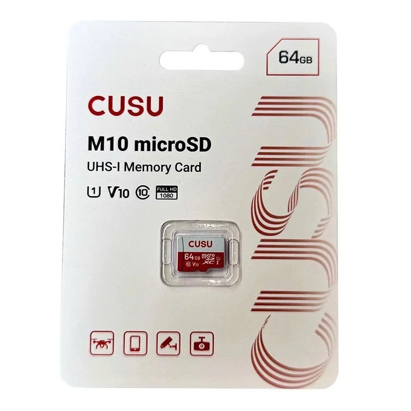 Thẻ nhớ CUSU M10 64GB Class 10 U1 - Bảo hành 5 năm - Hàng chính hãng