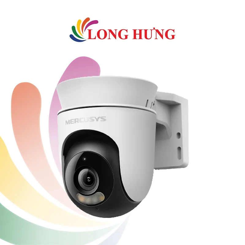 Camera ngoài trời Mercusys Outdoor Pan/Tilt Home Security Wifi 1080p Full HD MC500 - Hàng chính hãng