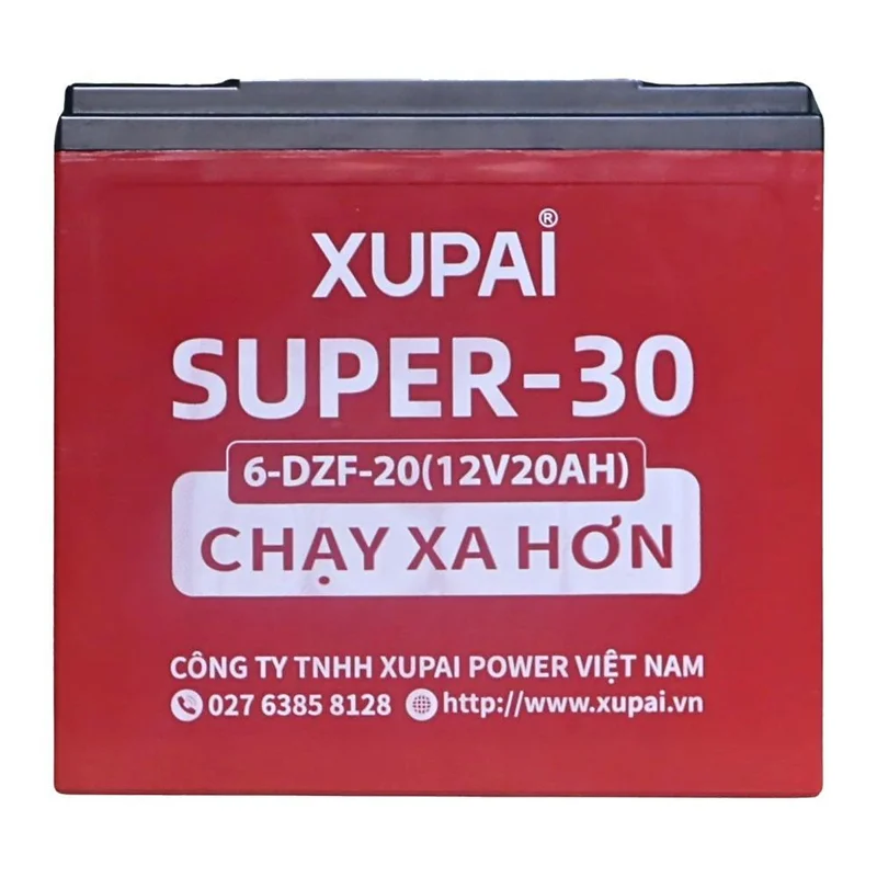 Ắc Quy Xupai 6-DZF-20 Super-30 (12V 20Ah)