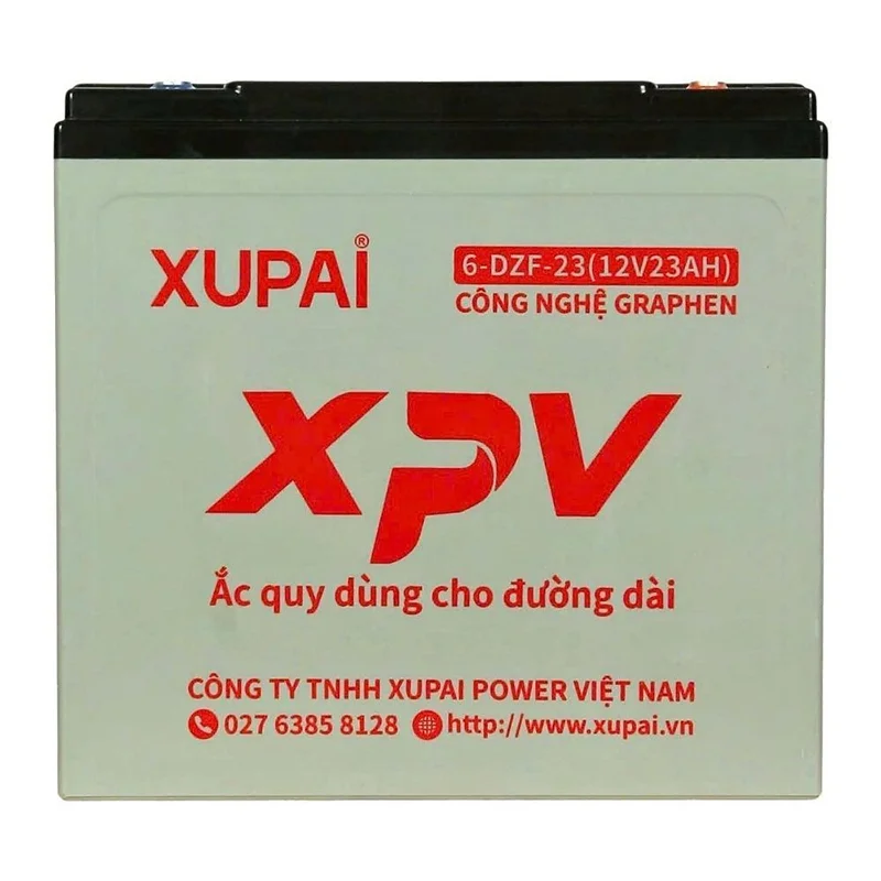 Ắc Quy Xupai 6-DZF-23 XPV-23 (12V 23Ah)