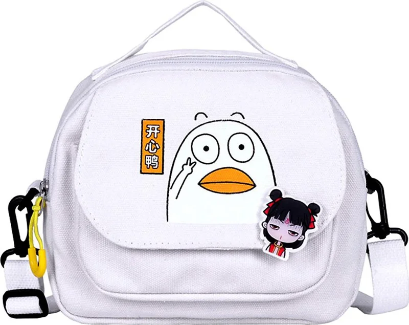 Túi đeo chéo dạo phố hình thú New4all Canvas NC37 - Con Vịt