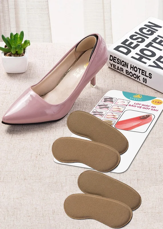 Bộ 2 cặp lót giày bảo vệ gót chân và chống tuột gót giày (loại hạt xoài) - buybox - BBPK20