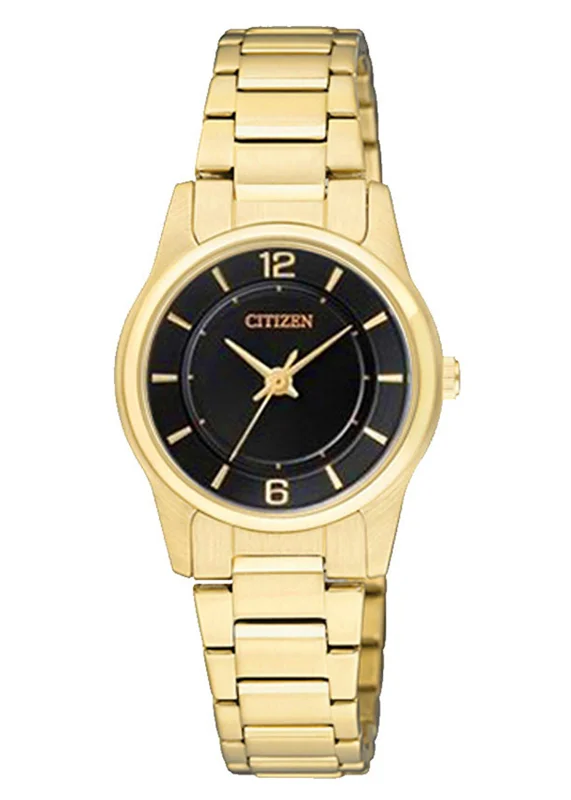 Đồng Hồ Nữ Citizen Dây Thép Không Gỉ ER0182-59E - Mặt Đen