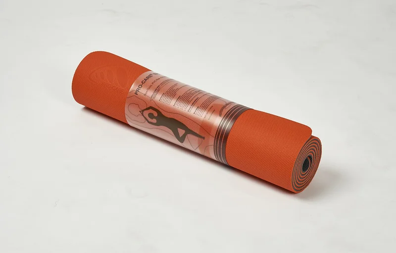 Thảm tập yoga Pro-Care định tuyến TPE 2 lớp 6mm (Tặng kèm túi đựng thảm)